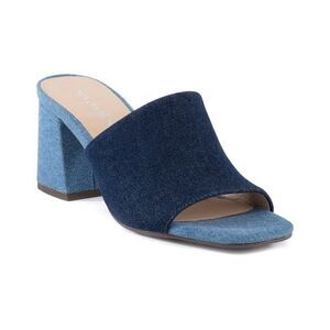 Seychelles Blue Denim Sandals
